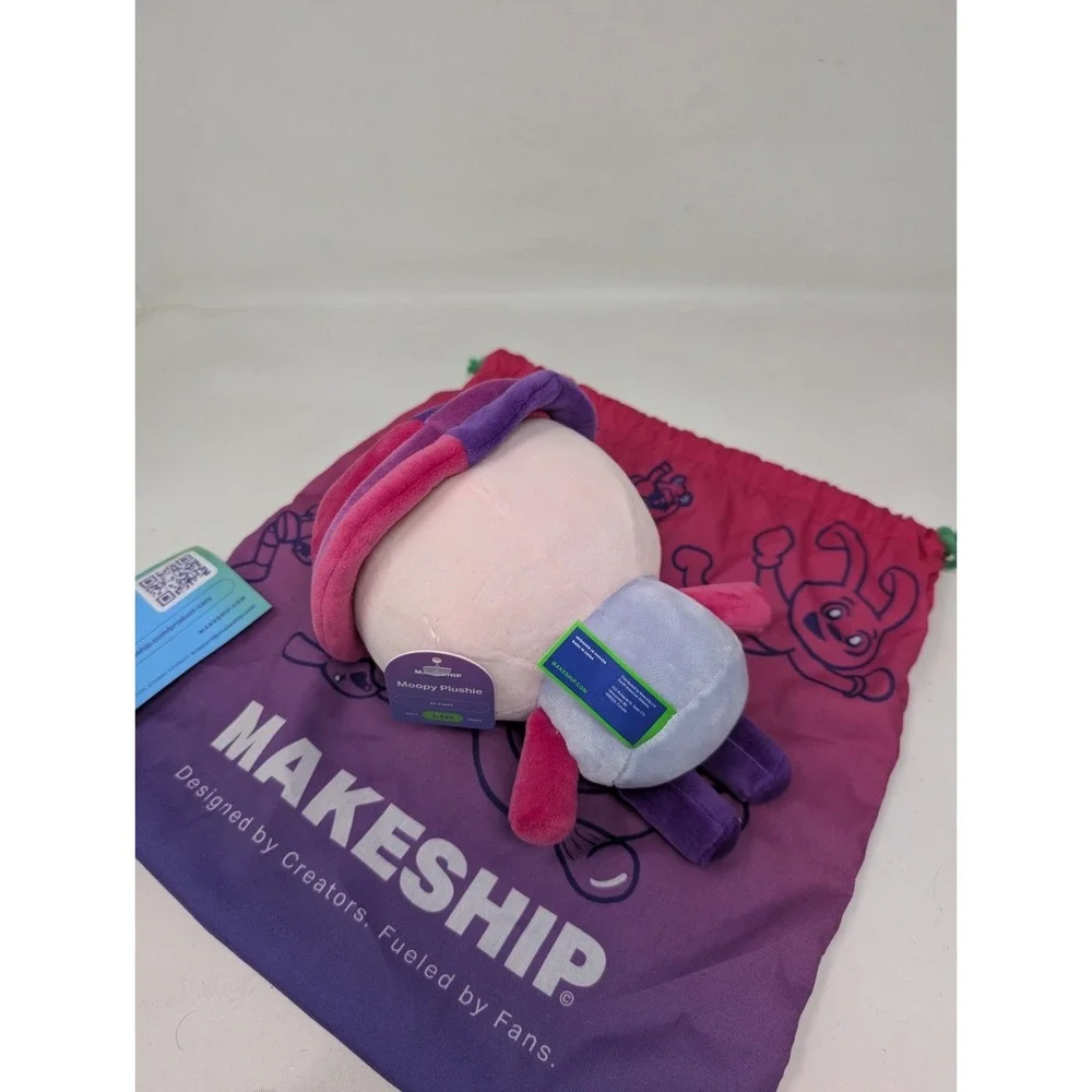 Makeship Moopy Plush Piggy Game Plushie MiniToon Limited Edition 1/1,435 NWT‎